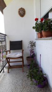 Balkón nebo terasa v ubytování River View Apartment Gospic