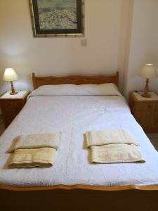Postel nebo postele na pokoji v ubytování Spanos House