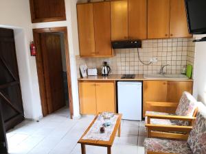 Kuchyň nebo kuchyňský kout v ubytování Spanos House