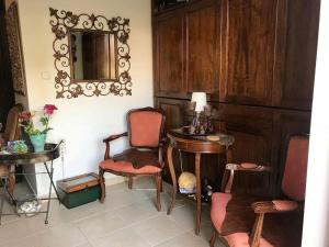 A seating area at Saint Nicolas