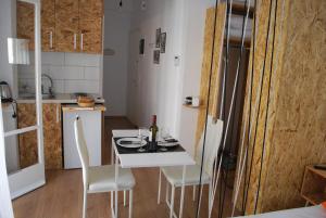 A kitchen or kitchenette at Lilliput Studio Corfu Old Town