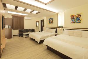 Katil atau katil-katil dalam bilik di Happiness Yes Hostel 3