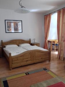 Postel nebo postele na pokoji v ubytování Altstadtpension