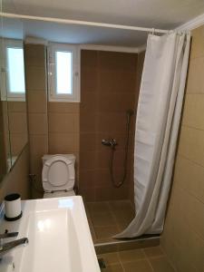 Koupelna v ubytování Estrella Rooms