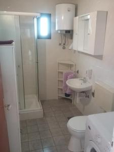 Koupelna v ubytování Apartmani PISAC