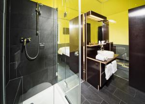 Kúpeľňa v ubytovaní Weingartenhotel Harkamp Südsteiermark