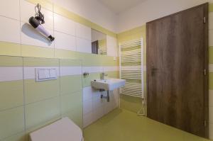 Koupelna v ubytování Penzion TOP