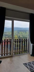 Balkón alebo terasa v ubytovaní Widok Karkonosze