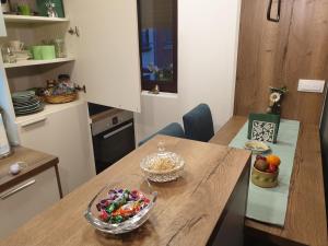 Cuina o zona de cuina de Lux apartman Čačak