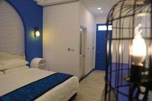 Letto o letti in una camera di Cicada said Greece Homestay