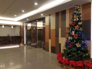 Vstupní hala nebo recepce v ubytování SunWang Hotel + 17 fotografií