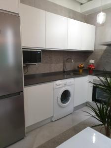 Kuchyň nebo kuchyňský kout v ubytování Apartamento Las Setas
