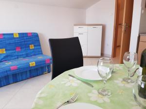Kuchyň nebo kuchyňský kout v ubytování Apartments Margita