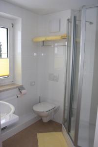 Koupelna v ubytování Hotel Sonnenhof