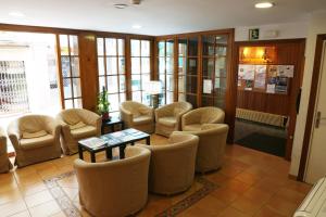 A seating area at Hotel Ripoll