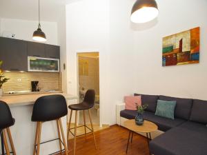 Kuchyň nebo kuchyňský kout v ubytování Apartments Ilija 1363