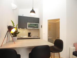 Kuchyň nebo kuchyňský kout v ubytování Apartments Ilija 1363