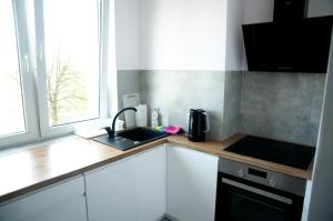 Kuchyňa alebo kuchynka v ubytovaní Apartament Wiesio