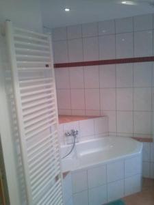 Ett badrum på Ferienwohnung Konrad - nahe Chemnitz