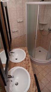 Koupelna v ubytování Aart Apartman