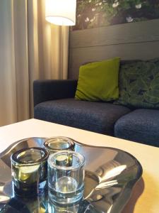 Гостиная зона в Apartment Ylläs Ski Chalets 7202, Incl 2 lift tickets in winter season