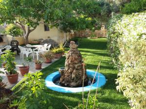 A garden outside San Georgio Hotel