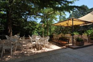 A garden outside Nuovo Mondo