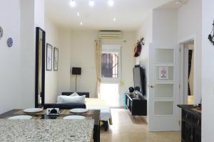 Ένα ή περισσότερα κρεβάτια σε δωμάτιο στο Best XL Valencia Beach Flat