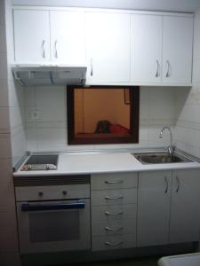 Kuchyňa alebo kuchynka v ubytovaní Apartamentos Gemelos IV - Fincas Arena