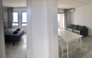 Posteľ alebo postele v izbe v ubytovaní Estupendo apartamento reformado con vistas al mar!
