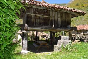 Jardín al aire libre en Casas Rurales Las Corradas
