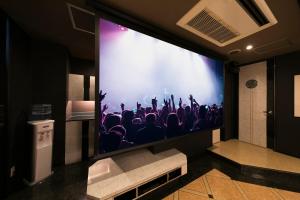 TV a/nebo společenská místnost v ubytování Hotel Lotus Otsu (Adult Only)
