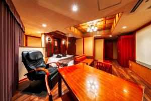 Posezení v ubytování Hotel Lotus Otsu (Adult Only)