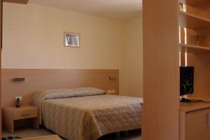 Postel nebo postele na pokoji v ubytování Hotel Ristorante Cigno - Camere and Aparthotel