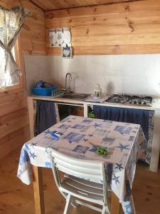 Kuchyň nebo kuchyňský kout v ubytování Camping Verde