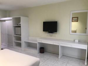 TV a/nebo společenská místnost v ubytování Star 3 Hotel and Residence