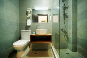 Een badkamer bij Hotel Sani Kutaisi