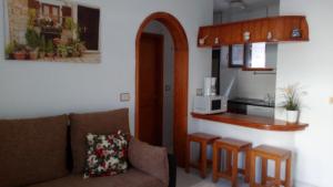 Kuchyň nebo kuchyňský kout v ubytování Residencial Sol Suite 2