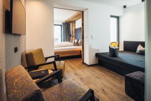 Posezení v ubytování Hotel Cores