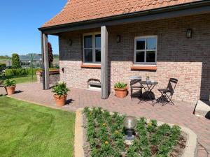 Zahrada ubytování B&B Decoster