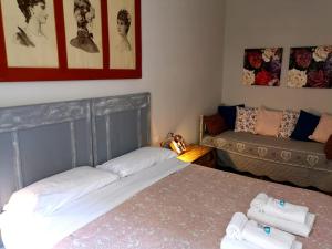 Posteľ alebo postele v izbe v ubytovaní Interno Otto