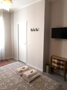 Posteľ alebo postele v izbe v ubytovaní Interno Otto