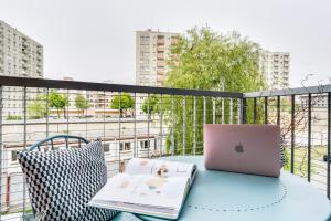 Balkón alebo terasa v ubytovaní Elite Apartments Downtown Premium