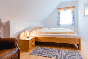 Posteľ alebo postele v izbe v ubytovaní Ferienwohnung Stiegelbauer Fichte