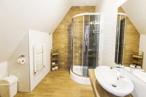 Kúpeľňa v ubytovaní Apartamenty GÓRKA