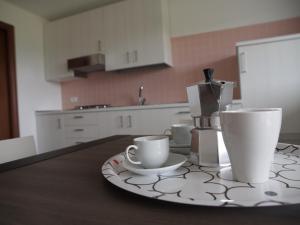 Kuchyň nebo kuchyňský kout v ubytování Alloggio Agrituristico Ai Tre Castelli