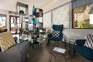 Χώρος καθιστικού στο Hotel Miramar