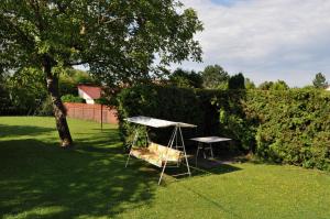 A garden outside ZÁMOR HOLIDAY HOUSE