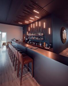 Ο χώρος του lounge ή του μπαρ στο Umi Hotel