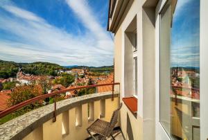 Balkón alebo terasa v ubytovaní Boutique Hotel Villa Beatika